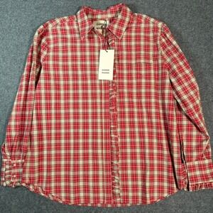 Damson Madder Red Plaid Button-Front Shirt